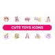 Cute Toys Icons - VideoHive Item for Sale
