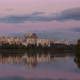 High Rise Buildings Of The City Near A Calm River, Timelapse - VideoHive Item for Sale