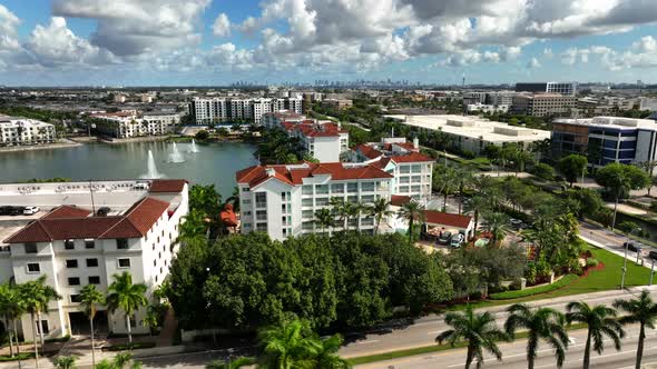 Drone Video Marriott Villas At Doral 4k