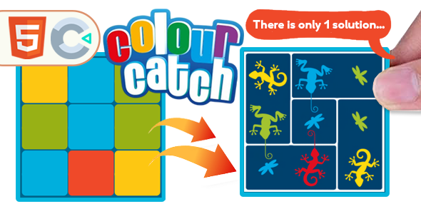 Colour Catch (HTML5 Game - Construct 3)