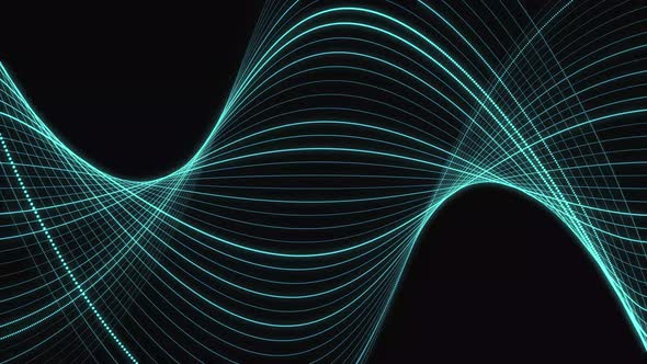 abstract line wave background animation. Vd 1912