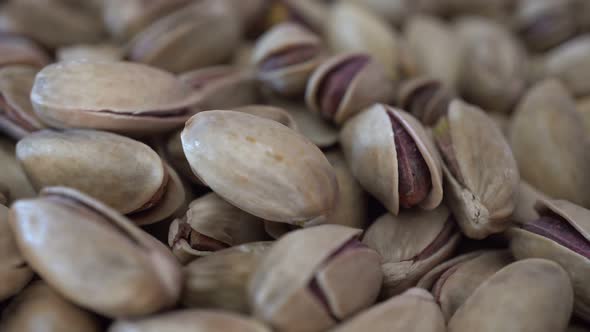 Rotation Nuts Pistachios Background