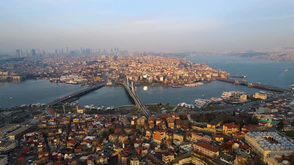 Aerial View of Istanbul City