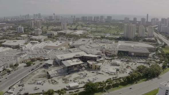 Aerial Footage Aventura Fl Usa Expansion Project