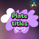 Dynamic Plate Titles for DaVinci Resolve - VideoHive Item for Sale