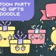 Cartoon Party and Gifts Doodle - VideoHive Item for Sale