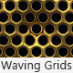 Waving Metal Grids - VideoHive Item for Sale