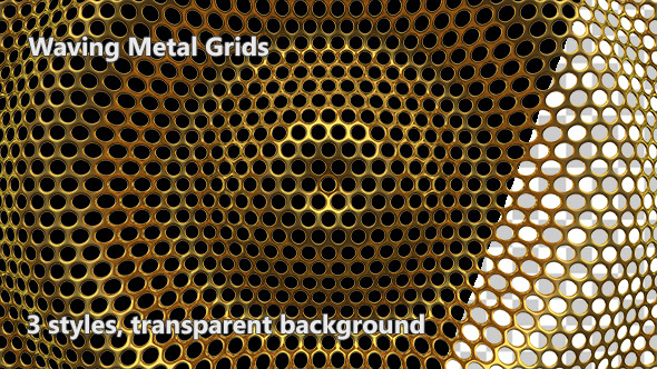 Waving Metal Grids