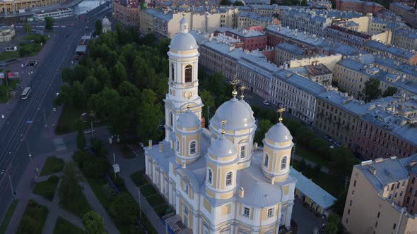Aerial View Of St.Vladimir's  Cathedral, Saint Petersburg 177