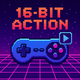 Retro 16-Bit Synthwave Action