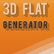 3D Flat Generator - GraphicRiver Item for Sale