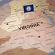 Virginia Map with State Flag - VideoHive Item for Sale