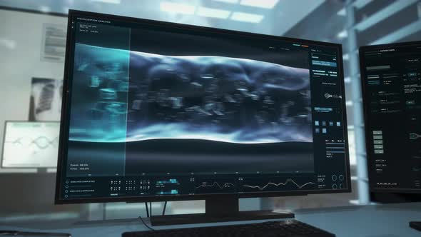 Laboratory software has identified the First Blood Type after vein analysis alt