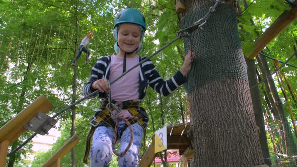 A Girl In Adventure Park