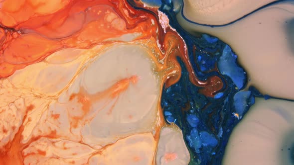 Psychedelic Colour Paint  Spreading Swirling 99 alt