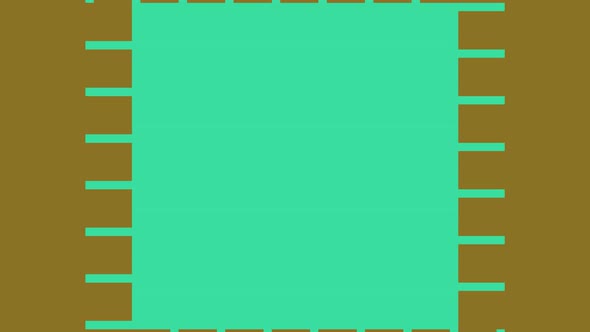 Abstract geometric pattern with simple moving shapes. Seamless loop motion graphic alt