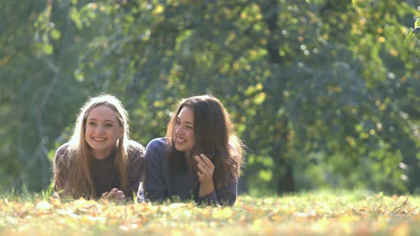 Girls in Park