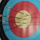 Arrow Hitting Bullseye in slow motion - VideoHive Item for Sale