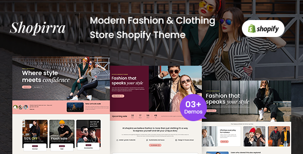 Shopirra- Clothing and Fashion eCommerce Shopify Theme
