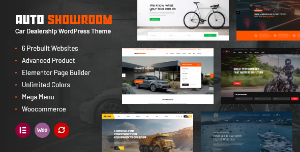 Auto Showroom - Car Dealership WordPress Theme