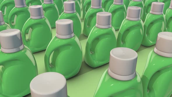 A Lot Of Detergents In A Row Hd