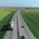 A Drone Flies Along the Highway - VideoHive Item for Sale