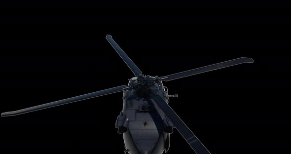 Military Helicopter UH-60 Black Hawk Realistic