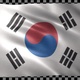 South Korea waving flag looped - VideoHive Item for Sale