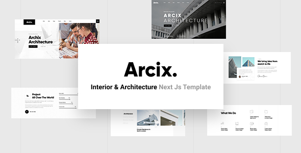 Arcix - Architecture React Next Js Template