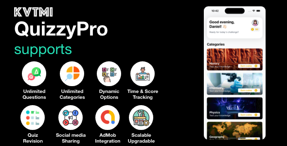 QuizzyPro – SwiftUI + AdMob + Gamification
