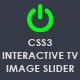 CSS3 Interactive TV Image Slider - CodeCanyon Item for Sale