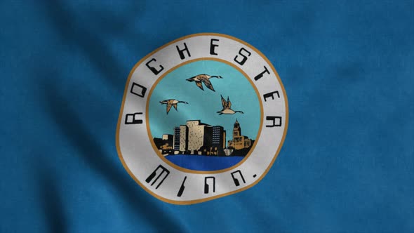 Rochester City Flag Minnesota State United States of America
