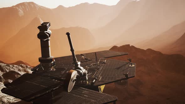 Opportunity Mars Exploring the Surface of Red Planet