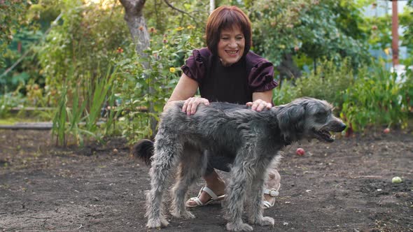 Dog with Happy Owner