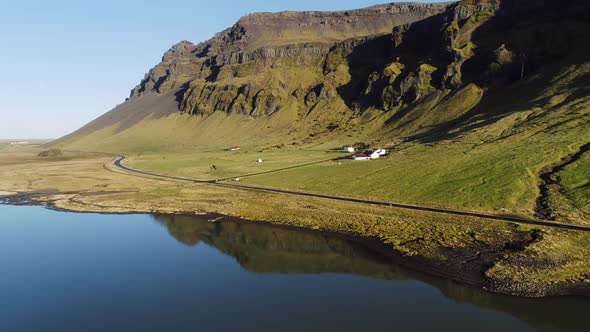 Holtsos Lagoon in Iceland