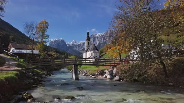 Church in Ramsau, Berchtesgaden, Germany