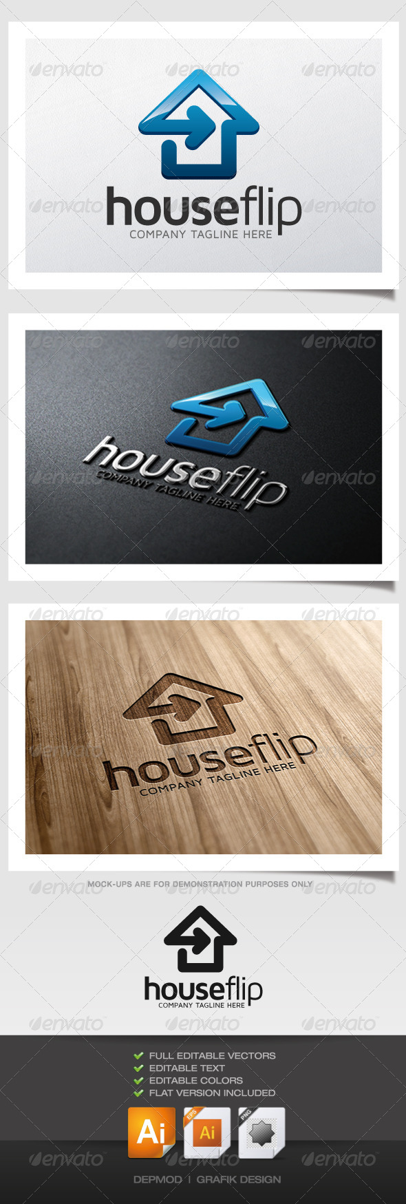 House Flip Logo