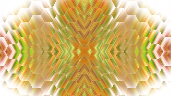 Abstract Hextile Geometric Colorful Clean Low Poly Motion