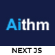Aithm - AI Agency & Futuristic Startup Next JS Template - ThemeForest Item for Sale