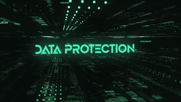 Sci Fi Digital Data Word Data Protection alt