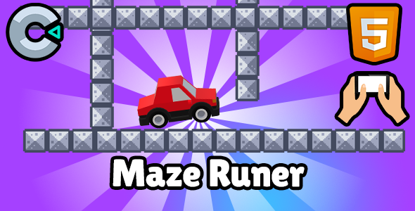 Maze Racer - Construct 3 - HTML5 - Casual game - Physic - Puzzle
