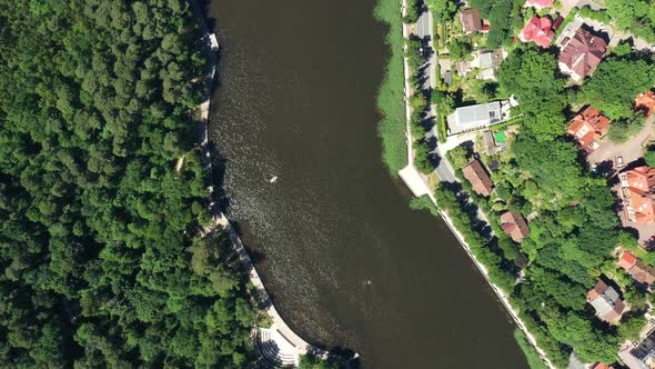 Svetlogorsk City with Park and Tikhoe Lake