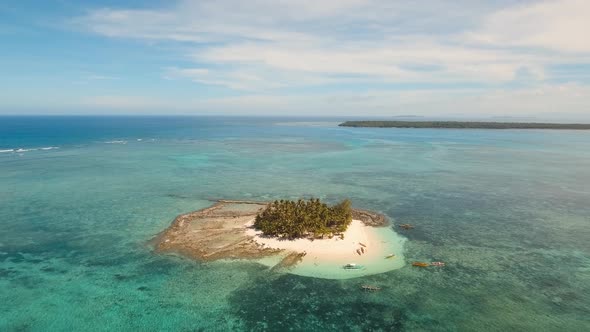 Beautiful Tropical Island with Beach