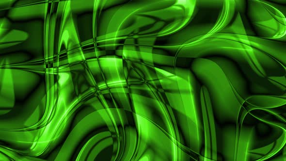 Green Abstract Liquid Motion Animated Background