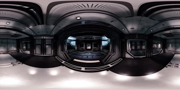 Vr360 View of Spaceship Interior