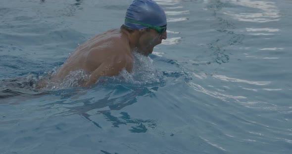 Breaststroke Swimming