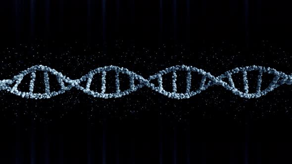 Turning Blue DNA Molecule alt