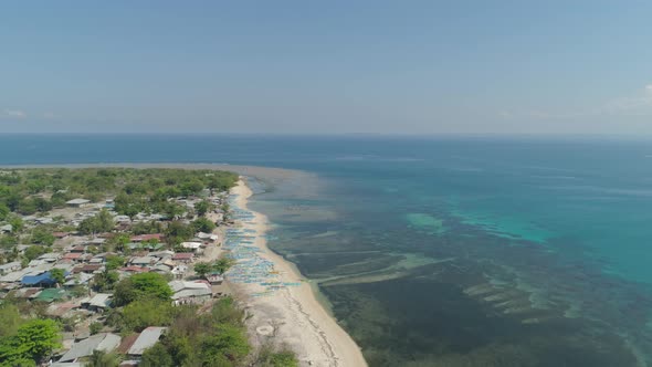 Tropical Island with Beach