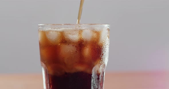 Iced coke drink