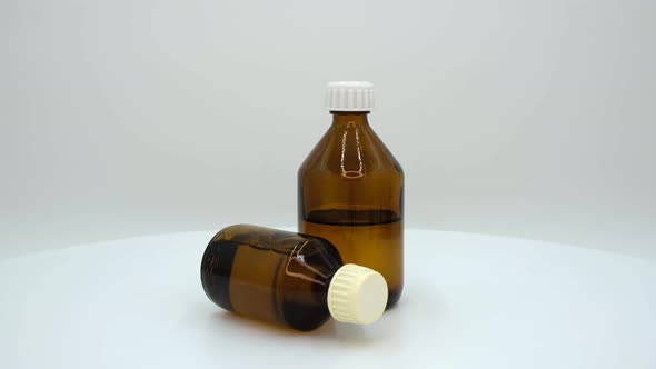 Medical bottles syrup